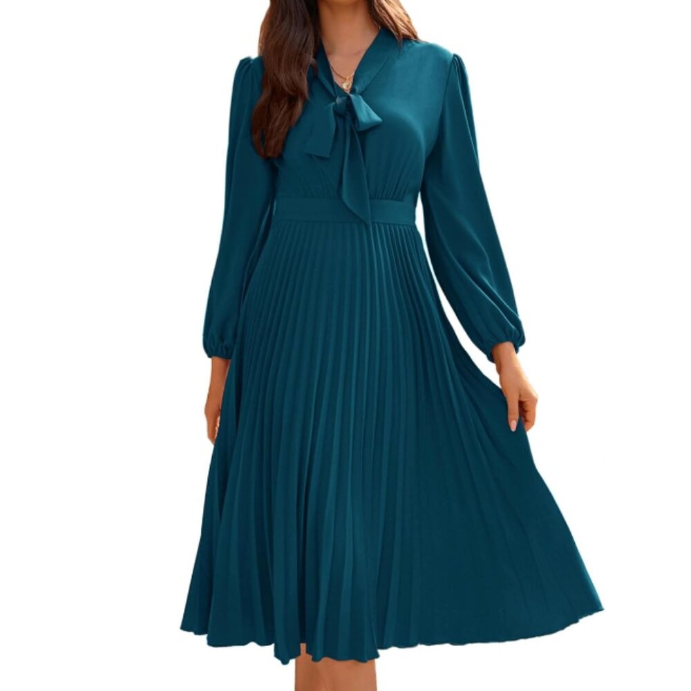 NWT 10 GRACE KARIN Womens Long Sleeve Dress